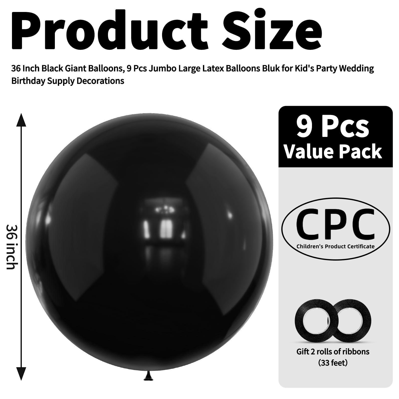 LEEZZIZZ premium latex balloon close-up shows thicker, durable construction.