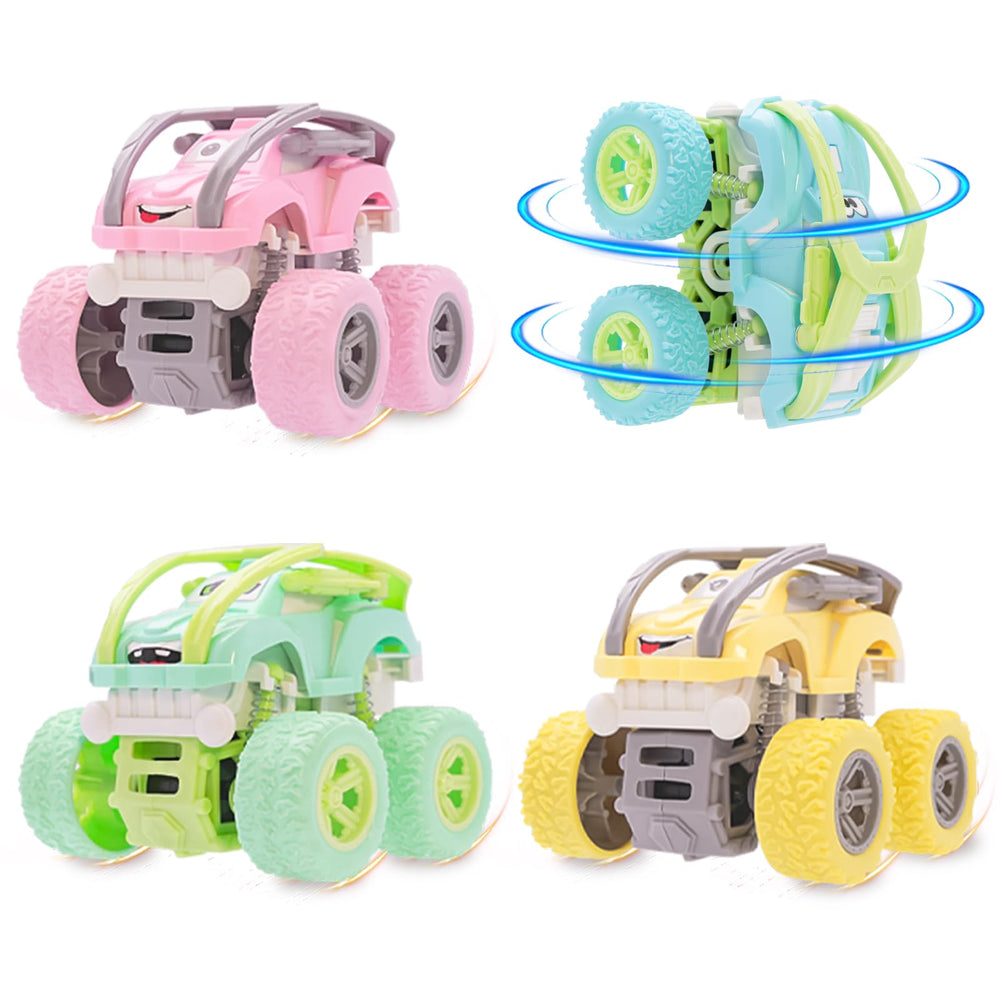 LEFEI Monster Truck front view emphasizes durable build for indoor and outdoor play.