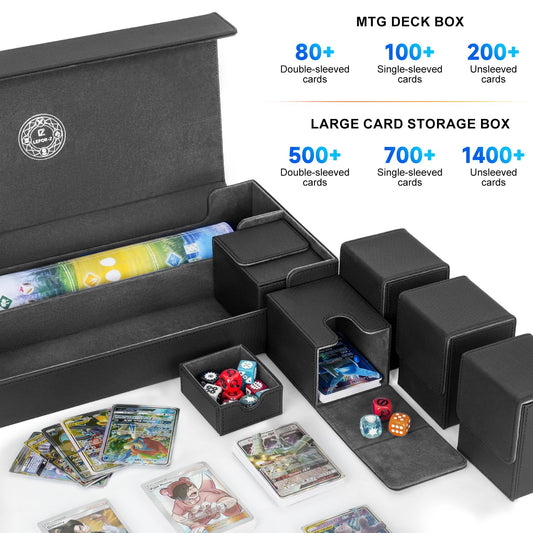 LEFOR·Z 6in1 small boxes organized for travel-ready decks and spare sleeves.
