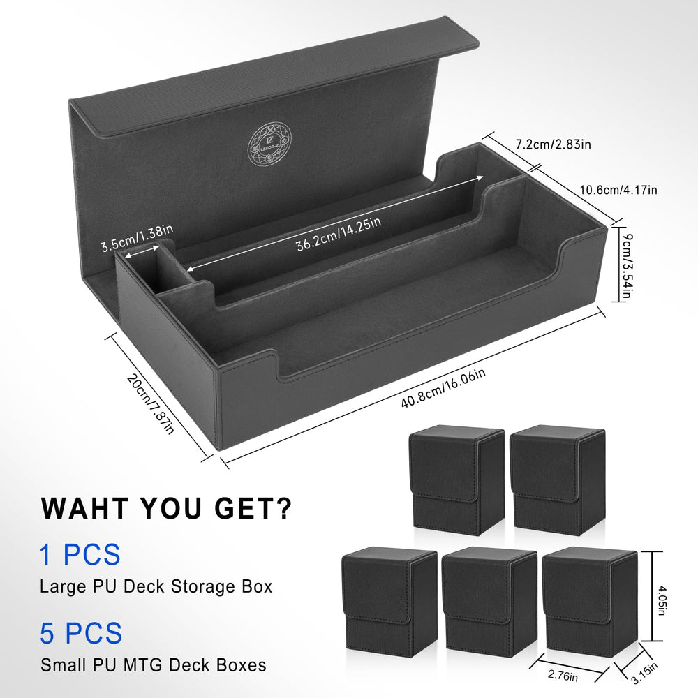 LEFOR·Z magnetic closure keeps cards secure during transport.