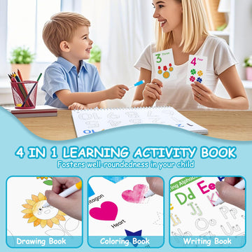LeftBC Busy Book child-activities promote hands-on learning and focus during play