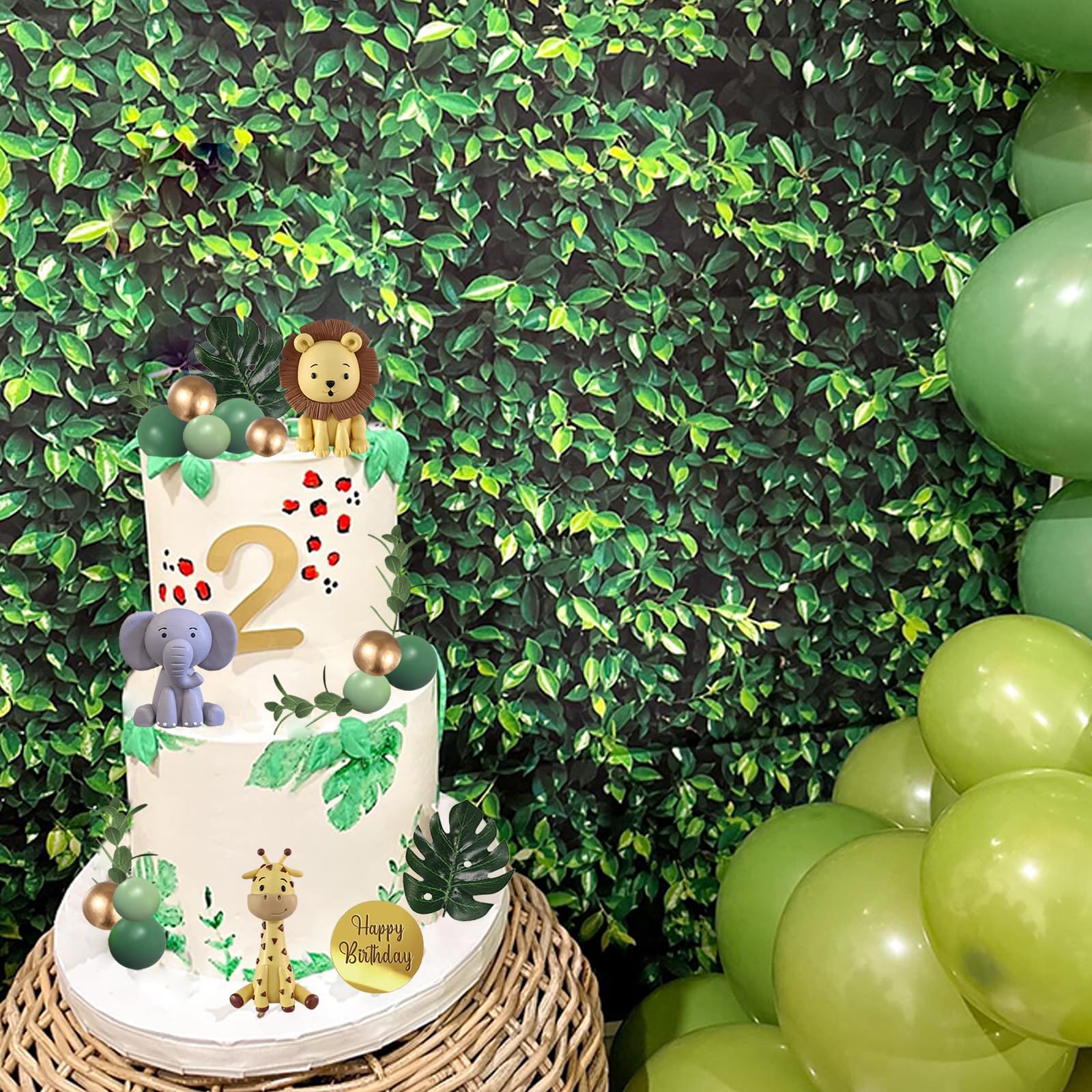 LEFUBABY happy birthday cake topper marks the occasion with cheerful style