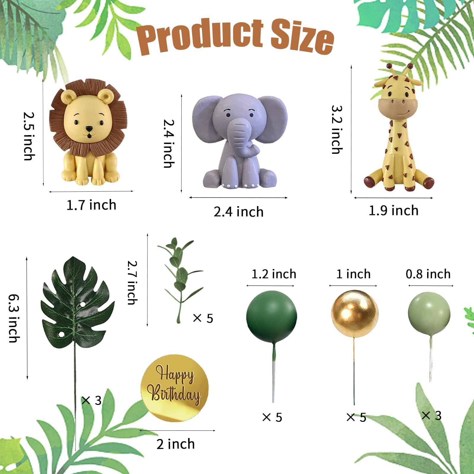 LEFUBABY safari giraffe cake topper adds playful charm to celebrations