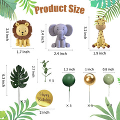 LEFUBABY safari giraffe cake topper adds playful charm to celebrations