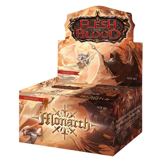 Legend Story Monarch Unlimited booster display with packs open, ideal for drafting.
