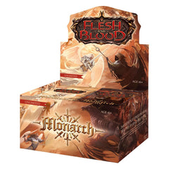 Legend Story Monarch Unlimited booster display with packs open, ideal for drafting.