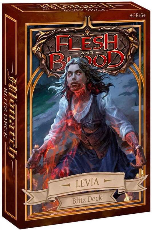 Legend Story Studios Levia Monarch Blitz deck spread showcases strategic card layout.