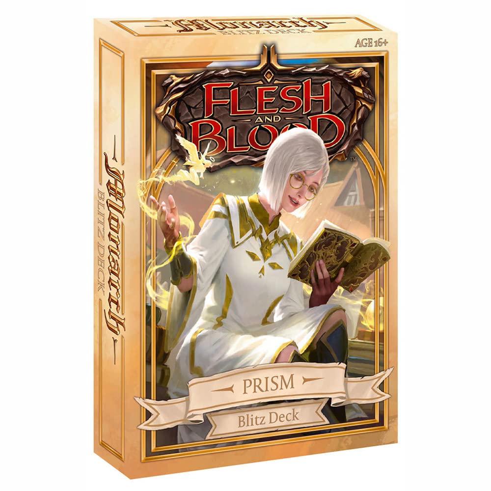 Legend Story Studios Monarch Blitz Deck Prism enables quick, ready-to-play Flesh and Blood sessions.