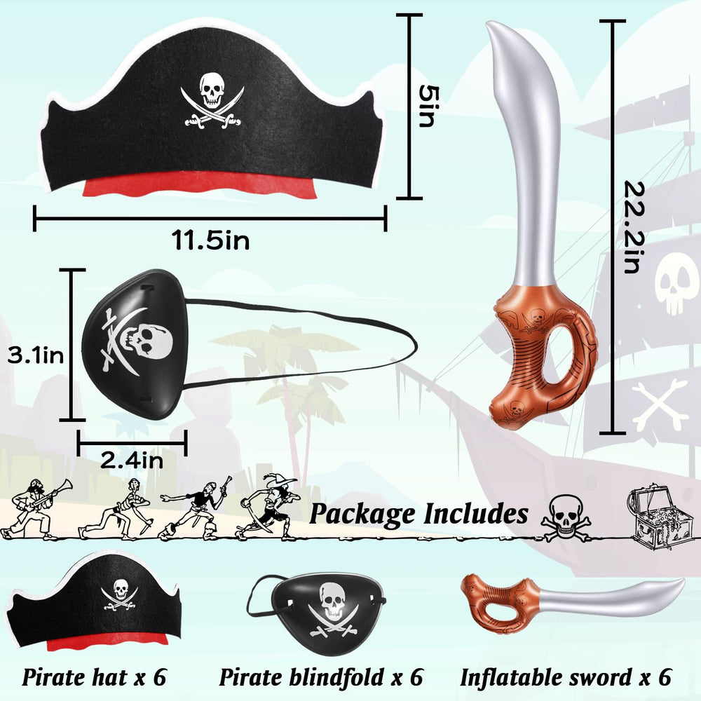 Legigo eye patches in premium felt for comfortable, durable pirate cosplay.