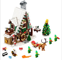 LEGO 10339 Santa's Post Office snow-topped exterior invites cozy winter display and family building fun.