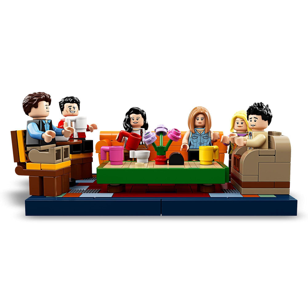 LEGO 21319 Central Perk minifigures seven characters spark imaginative Friends moments.