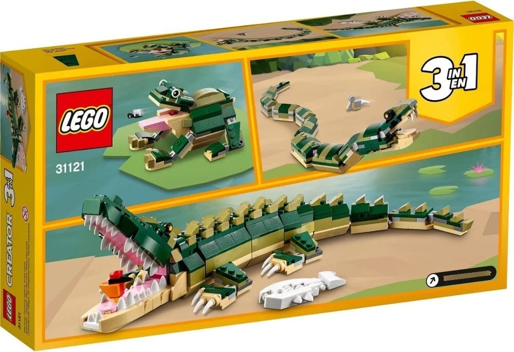 LEGO 31121 complete set fosters imaginative construction at home.