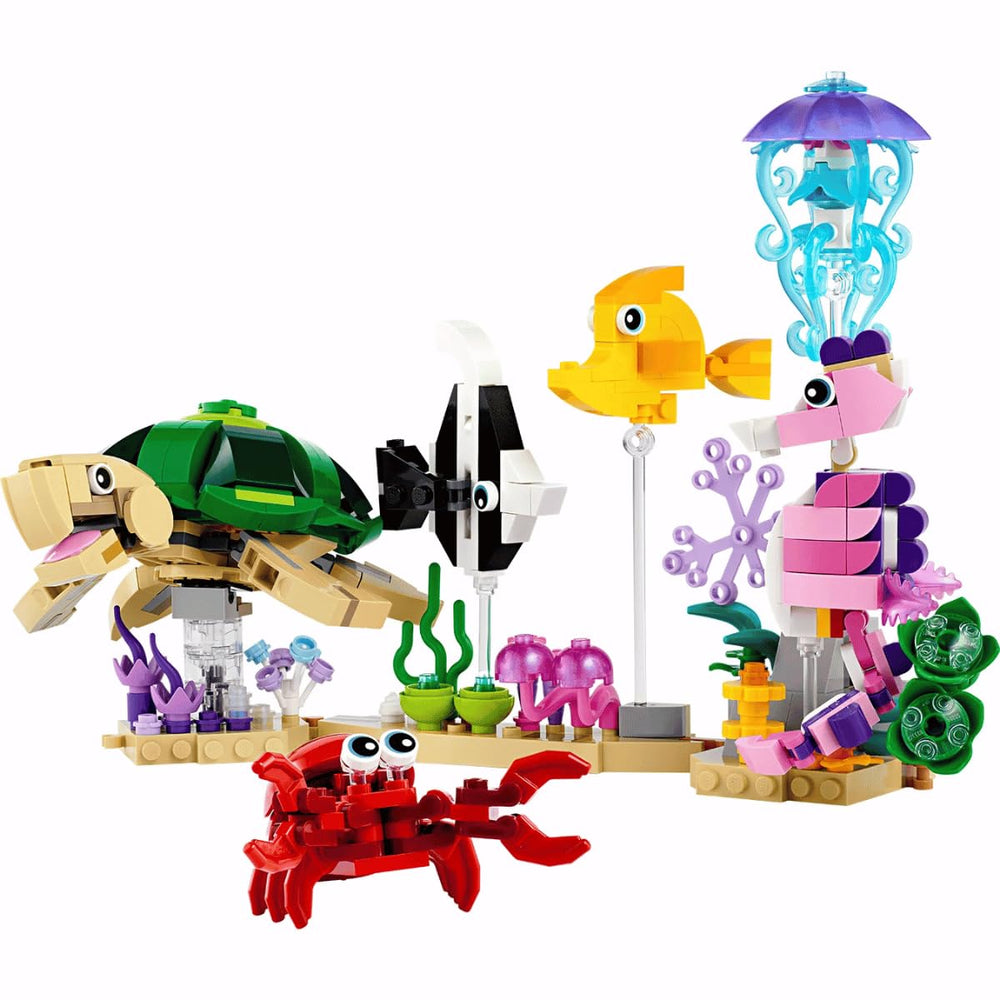 LEGO 31158 Sea Animals red crab on diorama