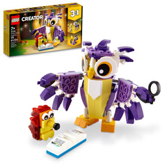 LEGO Creator 3in1 Fantasy Forest Owl with poseable wings and head for imaginative play