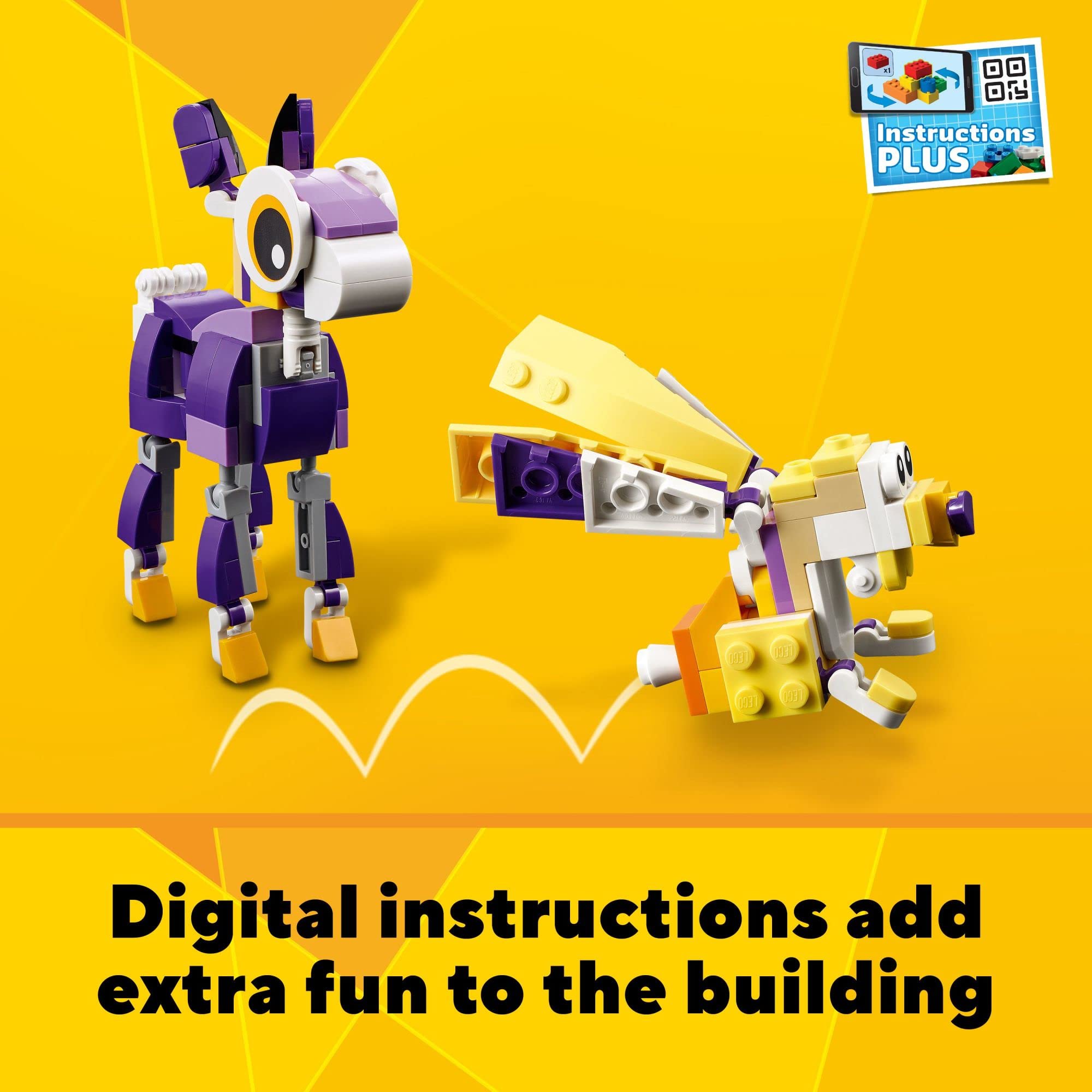 LEGO Creator 3in1 Rabbit with movable ears for playful storytelling