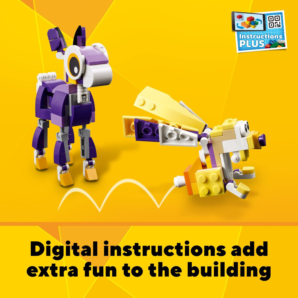 LEGO Creator 3in1 Rabbit with movable ears for playful storytelling