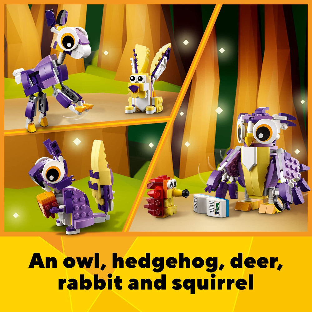 LEGO Creator 3in1 Squirrel with posable limbs for acorn quests