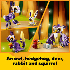 LEGO Creator 3in1 Squirrel with posable limbs for acorn quests