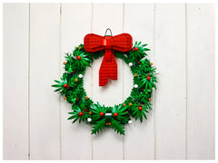LEGO 40426 green and red bricks offer color-pop decorating ideas.