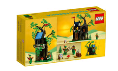 LEGO Forestmen Forest Hideout blue roof tiles enhance authentic look