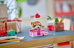 LEGO 40679 Love Gift Box contains 158 pieces for creative play and display.