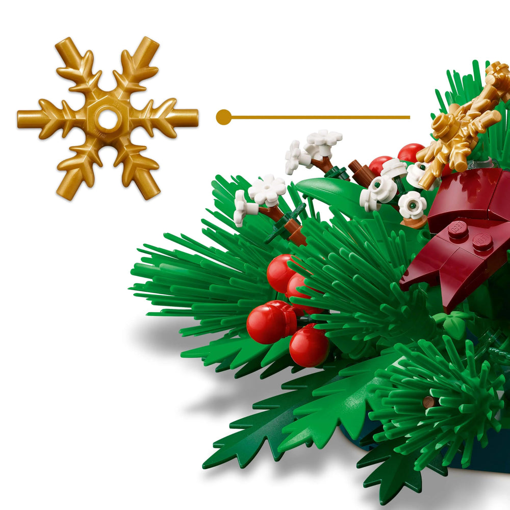 LEGO 40743 display-ready centerpiece for holiday parties and photos