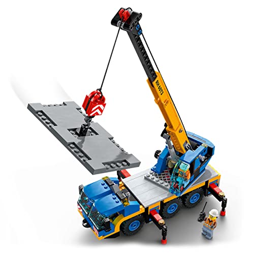 LEGO City crane inspires imaginative play for ages seven and up.