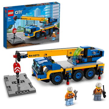 LEGO 60324 City Off-Road Crane assembly view supports imaginative building play and motor skills.