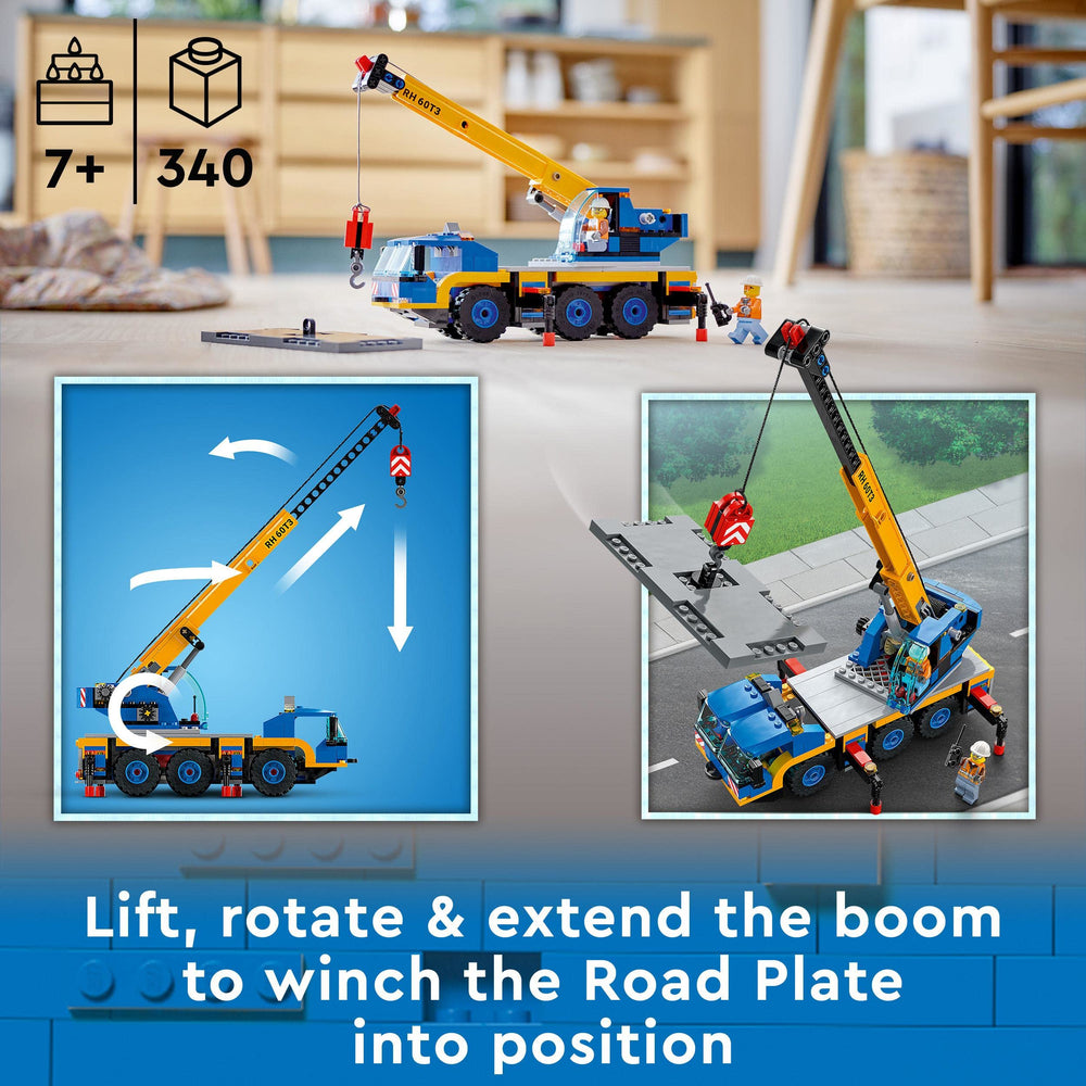 LEGO 60324 driver minifigure invites role-play and realistic crew dynamics.
