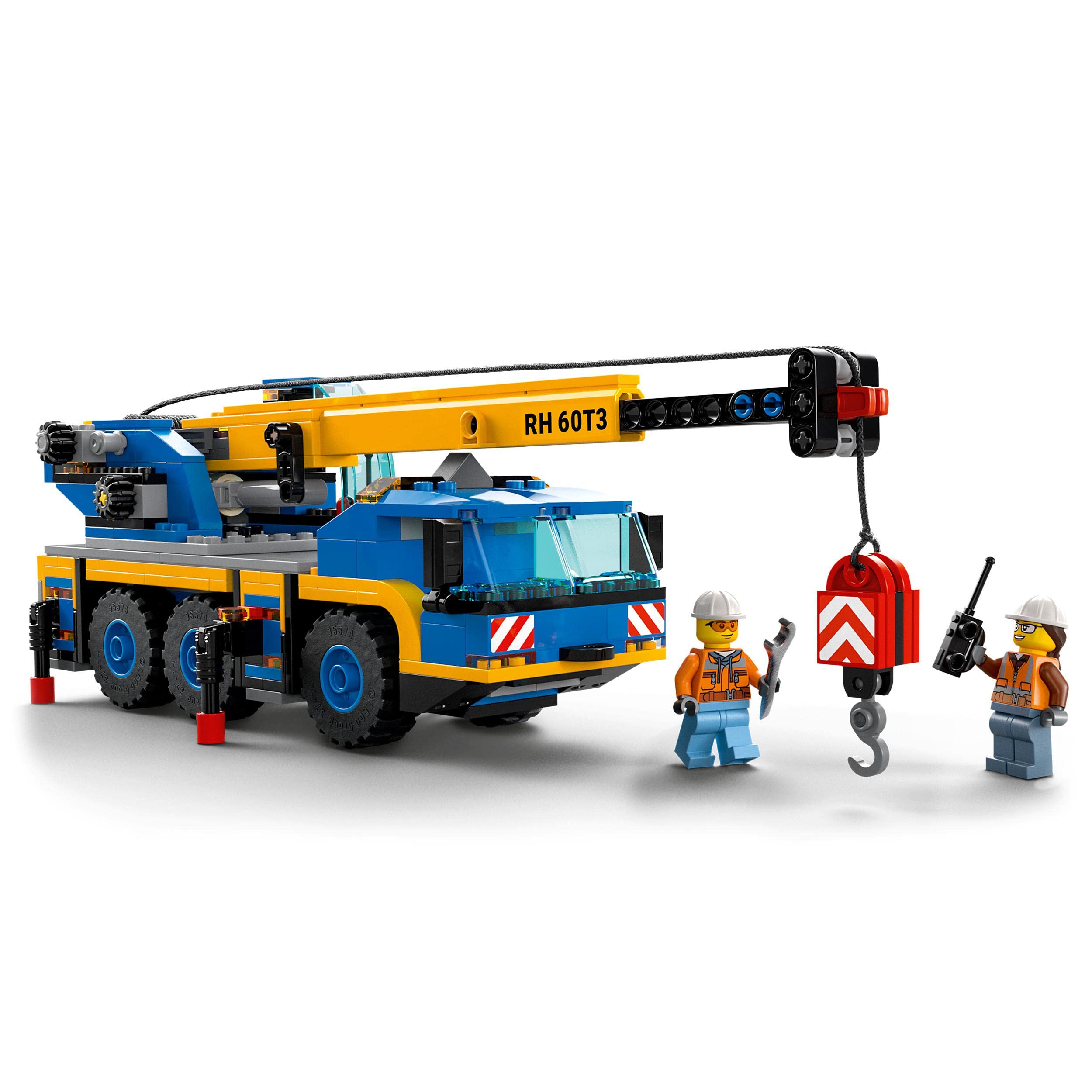 LEGO 60324 winch hooks securely for smooth play sequences.