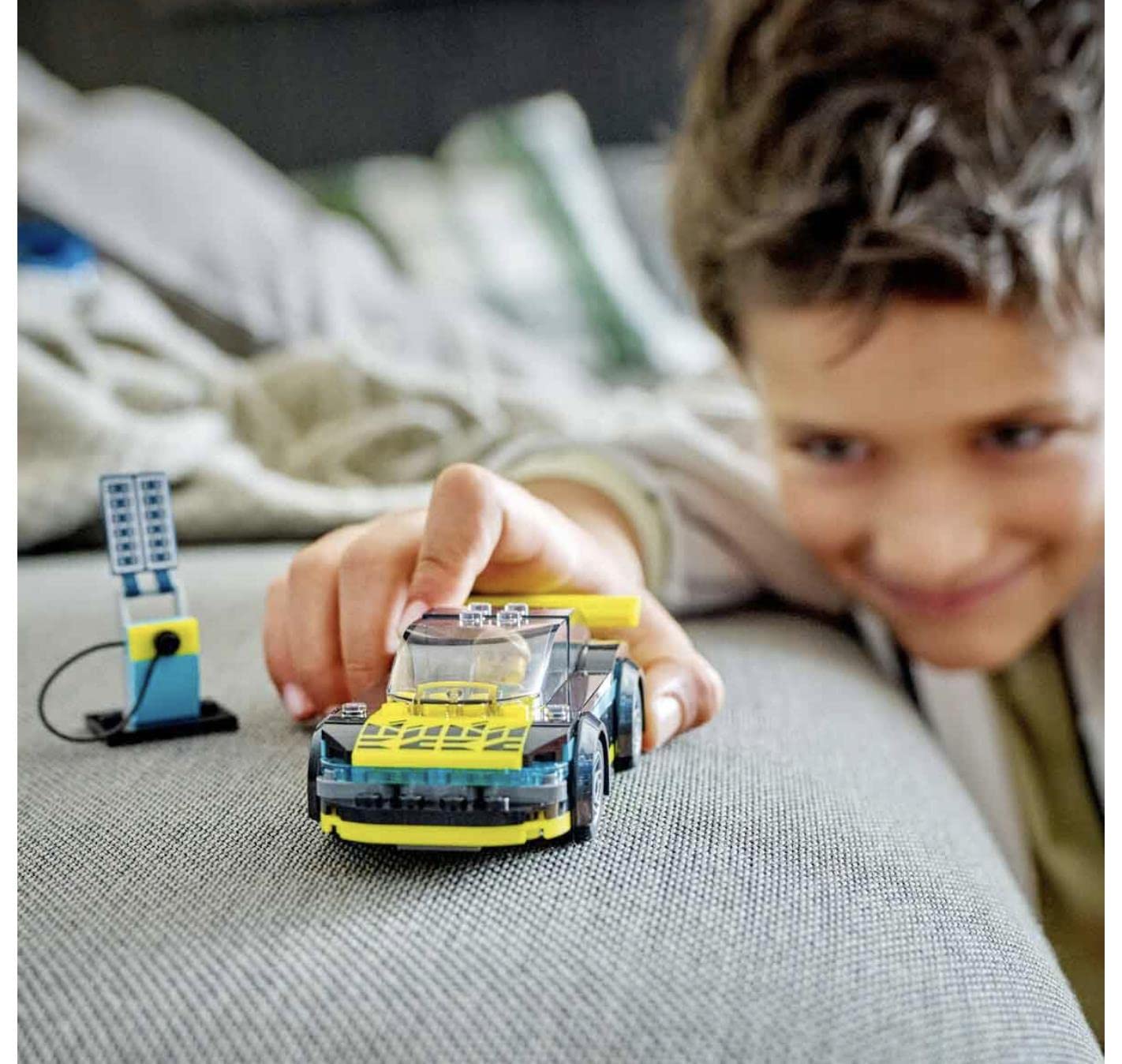 LEGO 60383 cable connection aids pretend charging stations