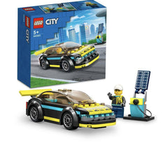 LEGO City 60383 electric sports car front spoiler enhances race-ready realism