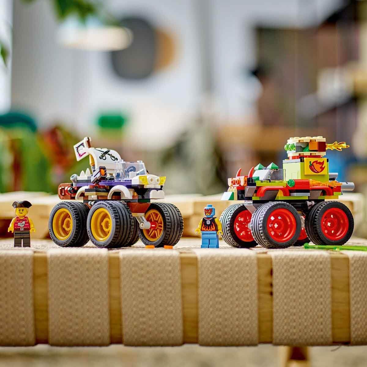 LEGO 60397 Set dimensions guide showing truck scale.