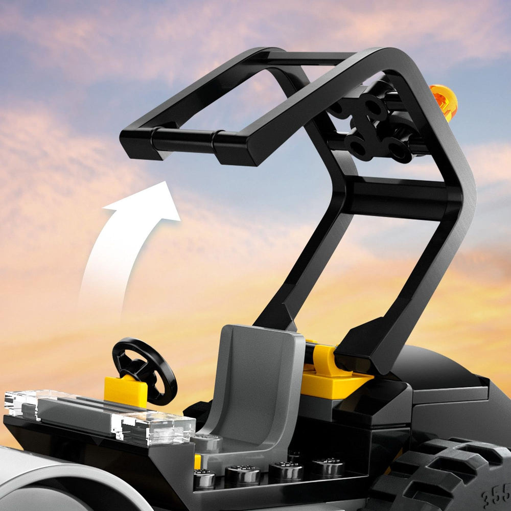 LEGO 60401 City Road Roller ideal for solo or group building sessions.
