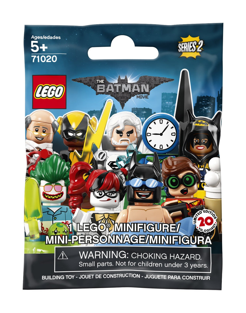 LEGO 71020 display plate with collector leaflet for showcasing and trading