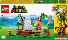 LEGO 71421 jungle instruments with guitar, microphone, and bongos for rhythm