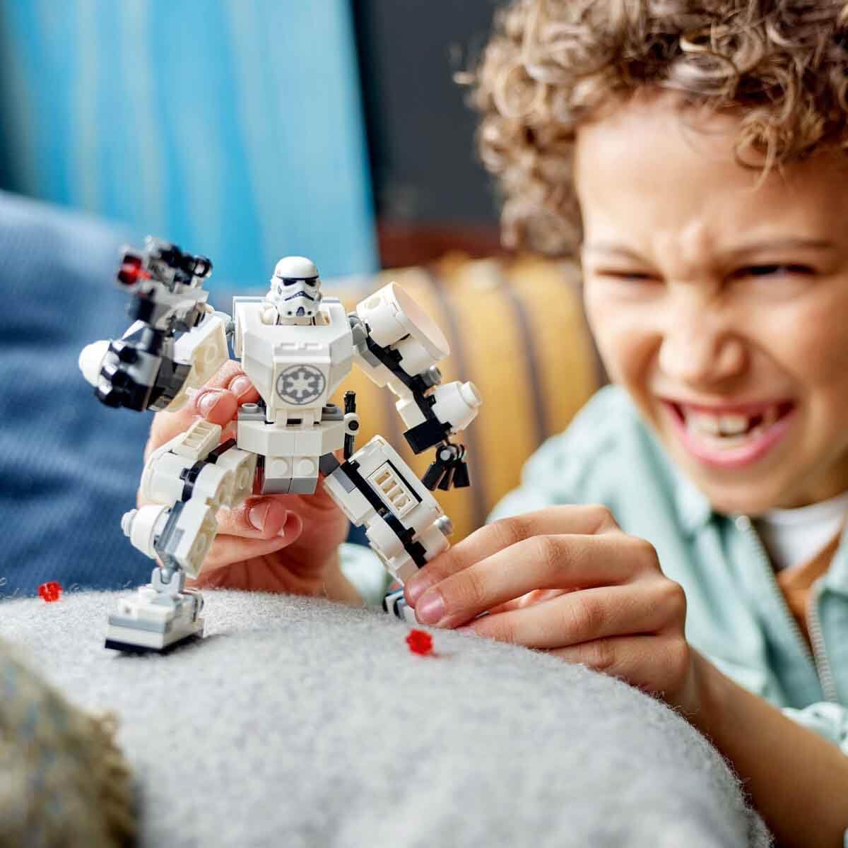 LEGO 75370 Stormtrooper Robot action figure for play or display