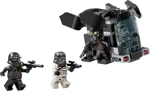 LEGO 75412 death trooper figure shows detailed helmet and blaster for authentic battles