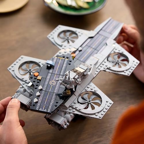 LEGO 76295 Avengers Helicarrier cockpit interior showcases control-room setup for play