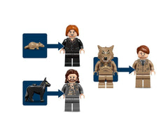 LEGO 76407 Remus Lupin minifigure accompanies moonlit transformations