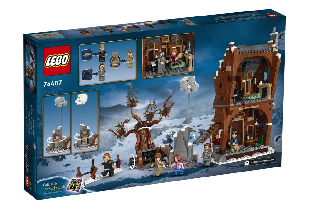 LEGO 76407 Whomping Willow build showcases swinging branches for dynamic storytelling