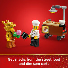 LEGO 80113 street food cart adds market-scale fun.