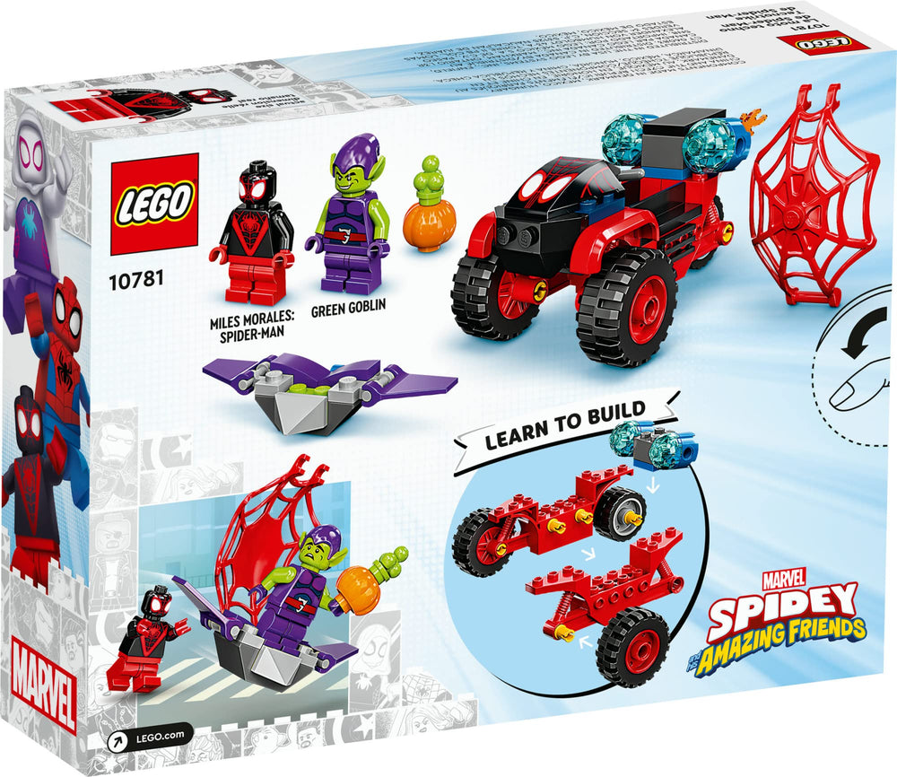 LEGO Spidey action playset promotes imaginative role-play and storytelling.