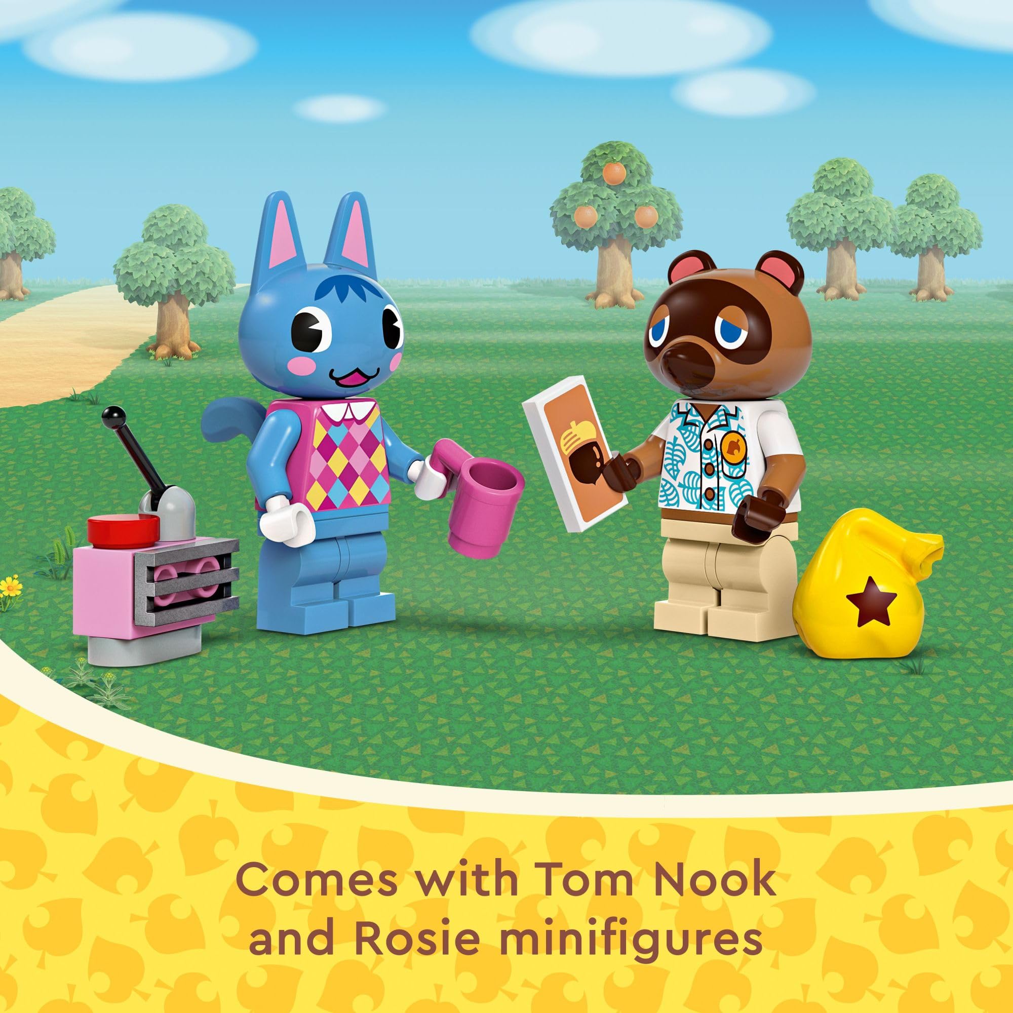 LEGO Animal Crossing baseplates and accessories support flexible layouts.