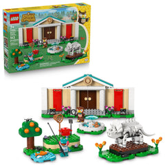 LEGO Animal Crossing Blathers's Museum exterior view invites imaginative exploration for curious kids.