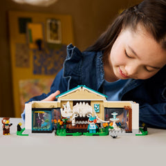 LEGO triceratops-tailbone-excavation activity encourages hands-on discovery.