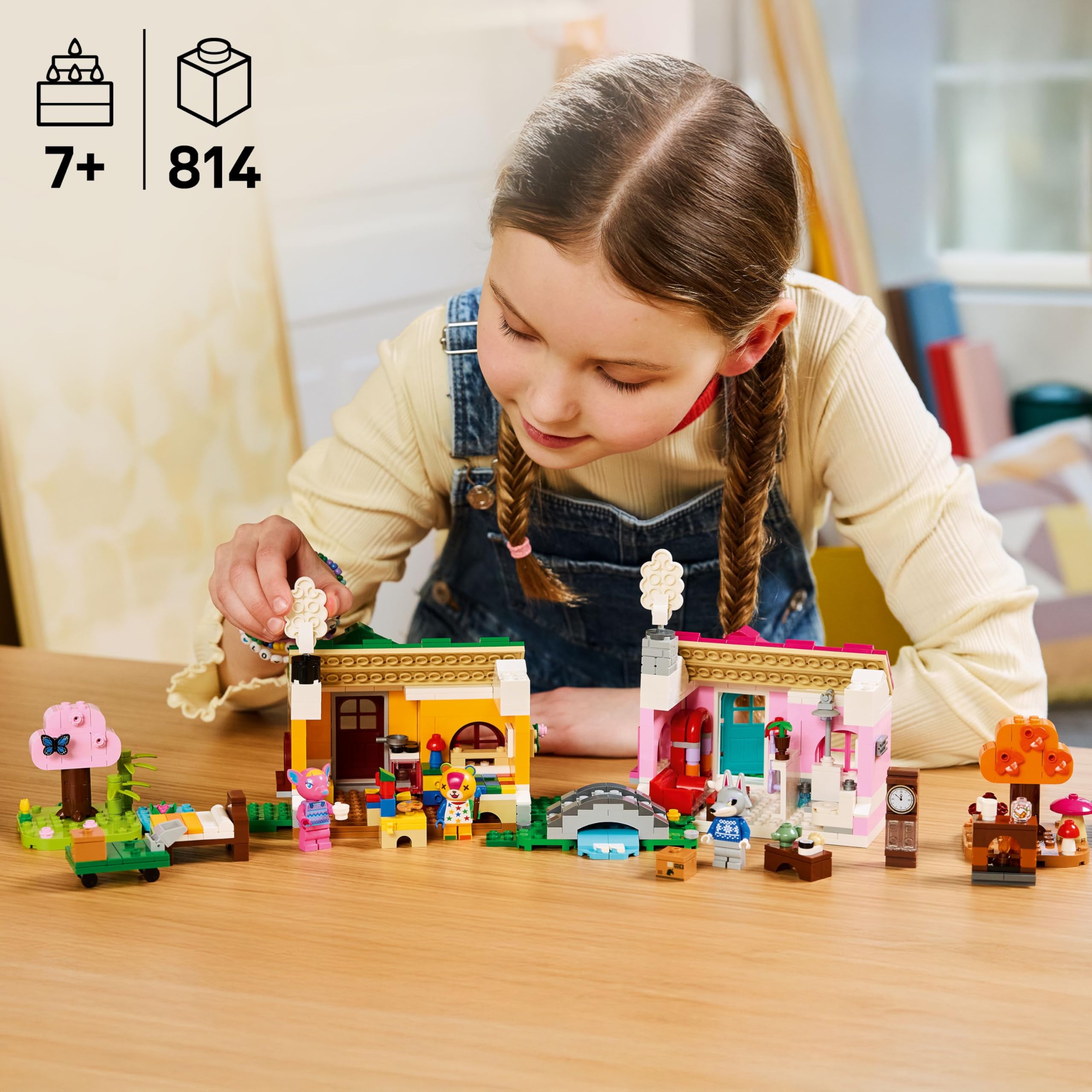 LEGO Animal Crossing seasonal modules enable spring flowers, summer picnics, autumn leaves and winter fun.