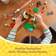 LEGO Animal Crossing Isabelle’s House Visit balloon and present for celebration play