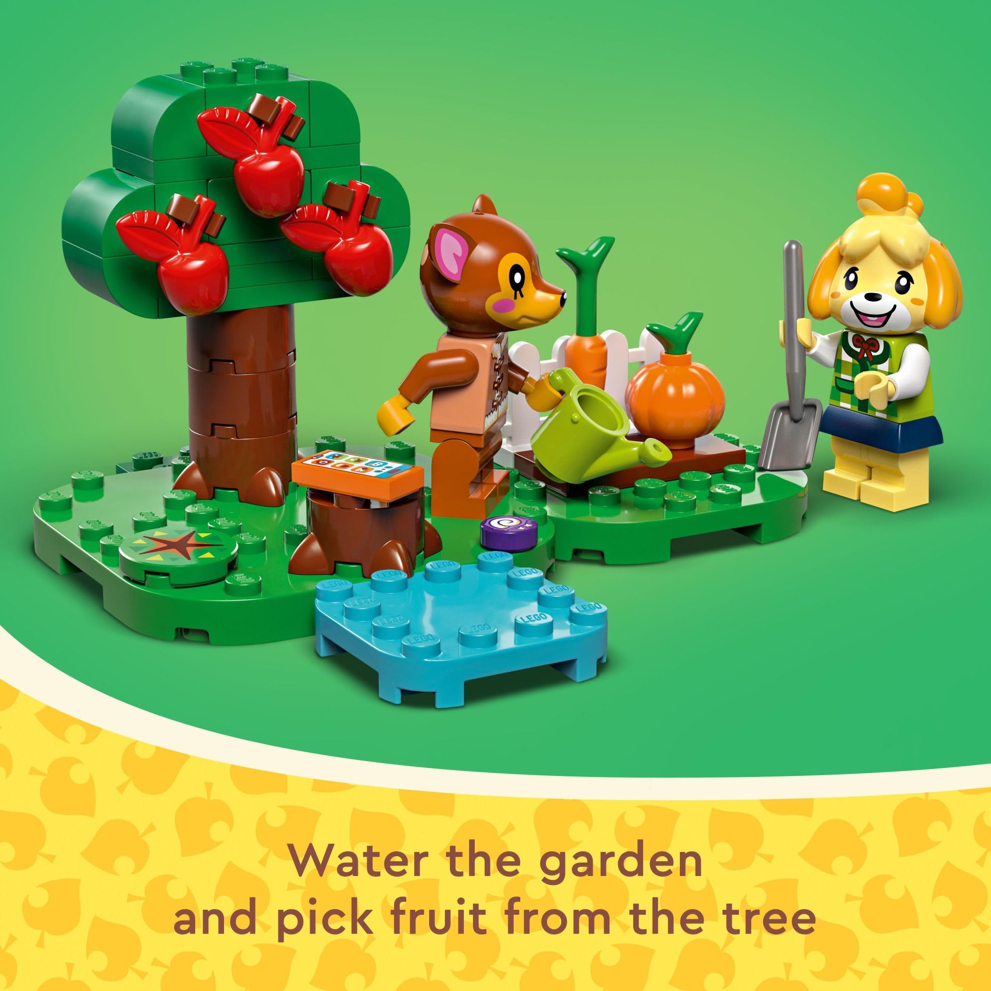 LEGO Animal Crossing Isabelle’s House Visit Fauna and Isabelle figures enable storytelling