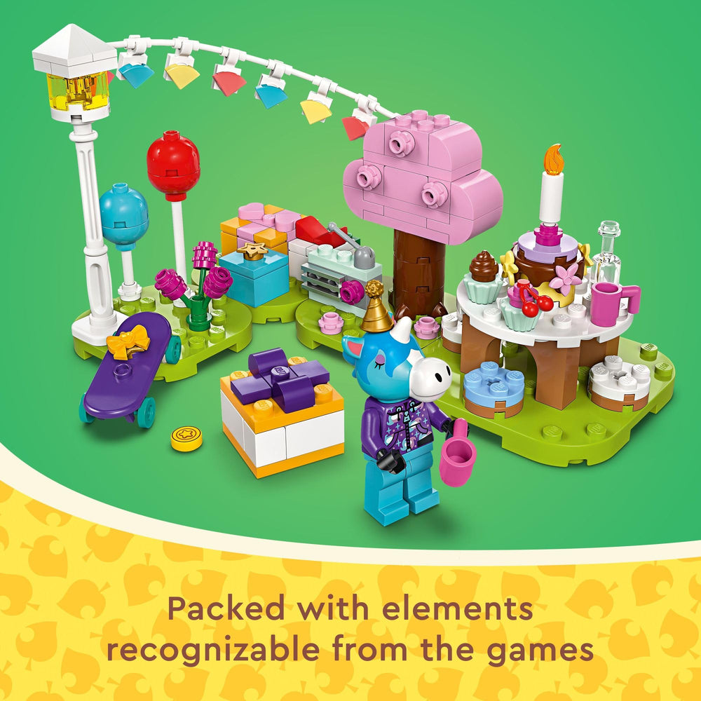 LEGO Animal Crossing stereo setup supports music-themed play and rhythm-style storytelling